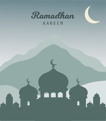 Ramadan Kareem background design template