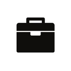 Briefcase, document case, icon