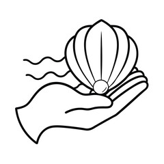 vector illustration of a tulip