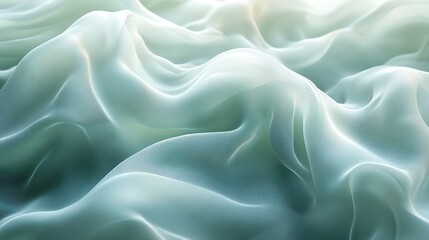 Fototapeta premium Trendy mint abstract background with light and shadows, simulating a caustic effect.