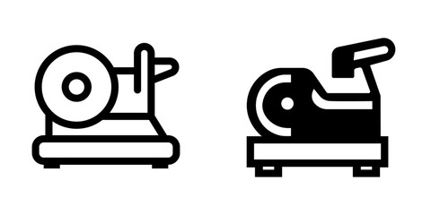 Meat Slicer Vector Icon Set – Kitchen, Appliances & Food Preparation Essentials