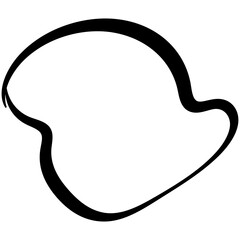 Circle black line element