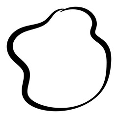 Circle black line element