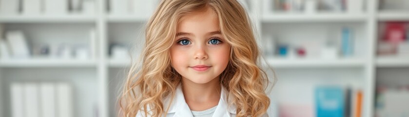 A touching portrait showcasing a Pediatrician attentively listening to a childs concerns, embodying patience and compassion in care This heartwarming image captures the essence of pediatric