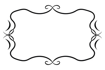 frame with floral ornament