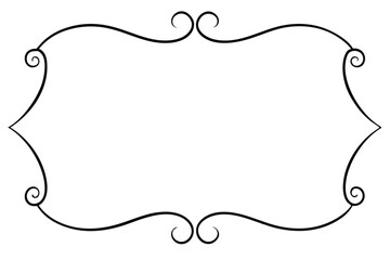 vintage frame for text