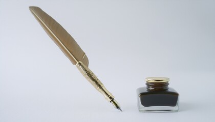 고급스러운 만년필과 계약서, 중요한 서명을 연상시키는 이미지
