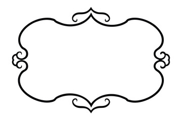 vintage frame for your text