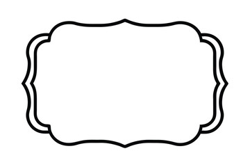 vector frame for text