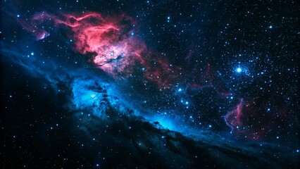 Colorful nebula clouds are made up of colorful clouds of interstellar gas © JAYONE1.SPACE 