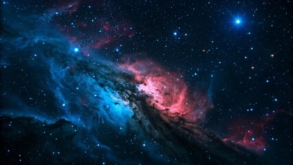 Colorful nebula clouds are made up of colorful clouds of interstellar gas © JAYONE1.SPACE 