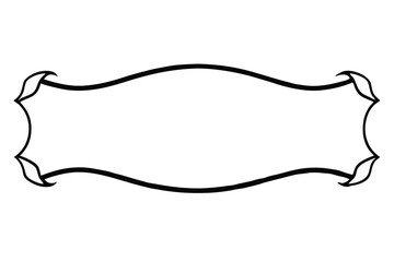 vector frame for text