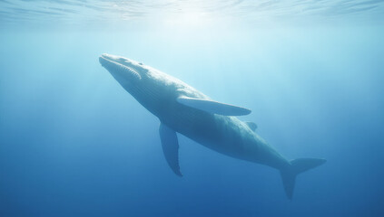 whale view underwater