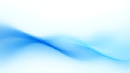 Naklejka premium Abstract vibrant blue curved background. Generative Ai.