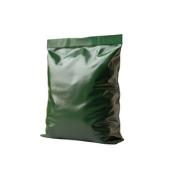High-quality green plastic bag contains organic fertilizer, ideal for enhancing soil health and...