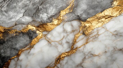Fototapeta premium White and beige marble texture, high resolution for luxurious product backgrounds.