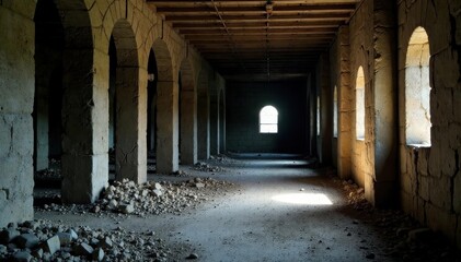 Thick iron bars, cracked mortar, dim light Decaying structure, heavy past , structure, decay, derelict