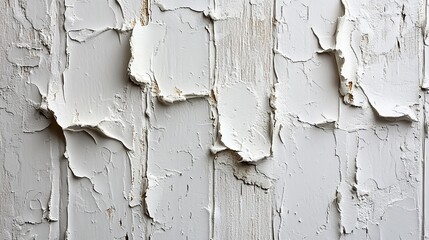 Fototapeta premium White textured background with vertical lines and stripes, reminiscent of plaster.