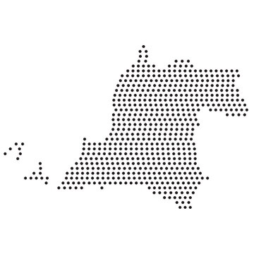 Banten Province Halftone  Map