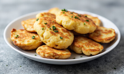 Fototapeta premium Arepas De Queso Fritas
