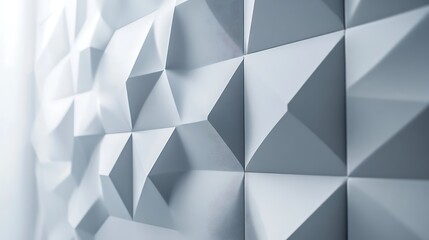 Geometric wall art white background in-house furniture asset design modern minimalism abstract viewpoint