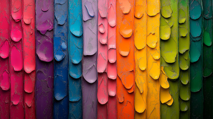 Vibrant abstract artwork with glossy droplets and flowing color gradients on textured canvas