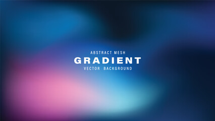 Abstract Mesh Gradient Vector Background Blue, Pink, Purple Hues
