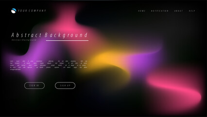 Mesh gradient abstract background for your landing page design. Minimal background for website designs