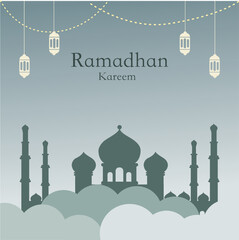 Ramadan Kareem background design template