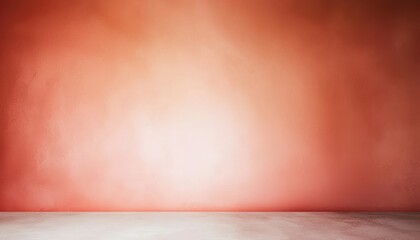 A soft-focus minimalist background in faded terracotta and cool taupe, forming a muted natural palette