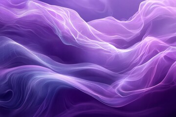 Obraz premium abstract smoky waves in purple color.