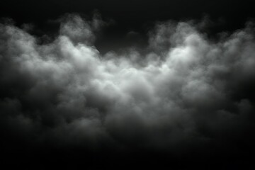 Obraz premium Dark atmospheric dramatic clouds filling the majority of the image space