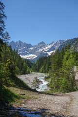 Johannestal auf den Weg zur Falkenhütte