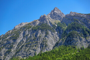  Johannestal im Karwendel, Blick zur Falkengruppe