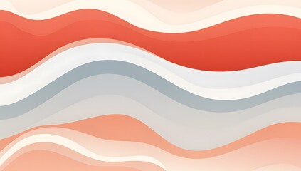 Waves pattern with beige color. Abstract background of flowing beige and white waves shapes. 