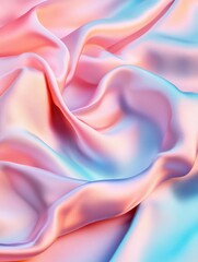 Obraz premium Elegant Pink Silk Satin Fabric Texture for Graphic Designs