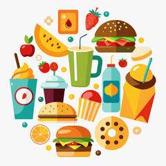 fast food icons