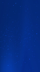 Vertical Dark blue background with scattered small glowing dots. Perfect for springthemed designs, wellness graphics, or ethereal concepts.