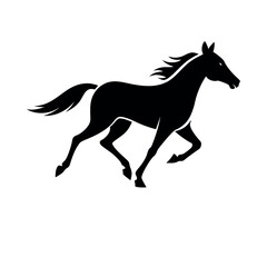 racing-horse-silhouette-on-white-background.eps