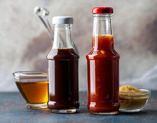 Ingredients for preparing original smokehouse barbecue sauce