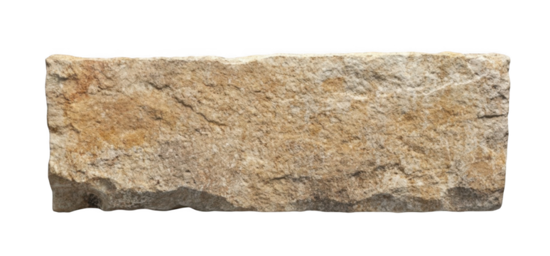 An ancient Roman rectangular stone slab, white background