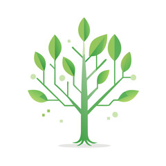 Green tree symbolizing nature and growth
