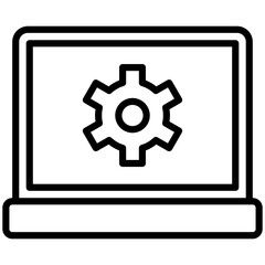 It Engineering Outline Icon