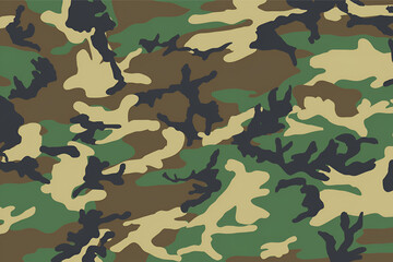 military camouflage seamless pattern © amit