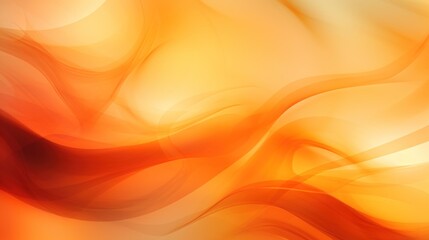 Dynamic orange waves abstract background for contemporary presentations