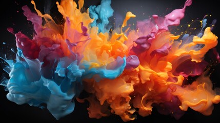Splash color wallpaper
