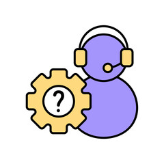 Icon a service, isolated against a clean background.