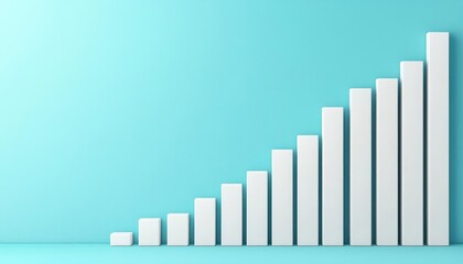 business tax with tax regulations business expenses. Business financial growth, tax efficiency and revenue planning, 3D illustration