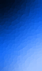 Gradient blue polygonal abstract background