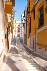 Village Polop beautiful mountain villages in the province of Alicante, Spain